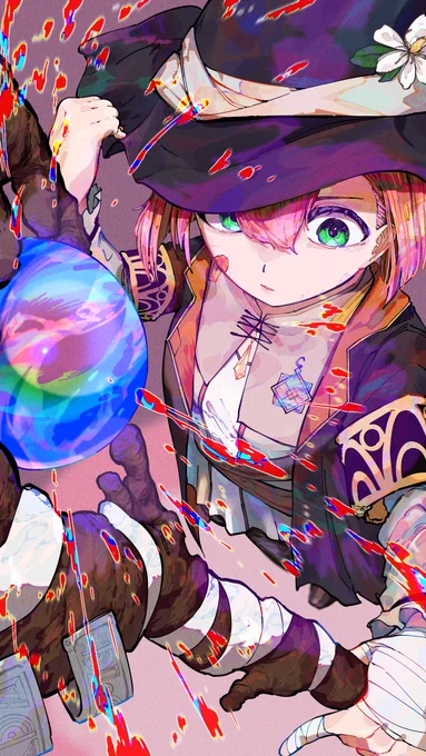 #イラスト羇旅の魔女 