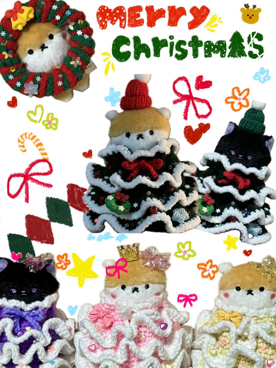 HaPpIiii_market's tweet image. 미니미니 몬뭉치인형 뜨개 옷판매폼💓

#RT 추첨 한분께 원하시는 뜨개제품을 선물로 드립니다

🗓️ 12/11 22:00 ~ 12/31 22:00

❣️ 뜨개가방
🎄 트리옷
🌱 크리스마스 리스
👑 공주드레스

witchform.com/deposit_form.p…