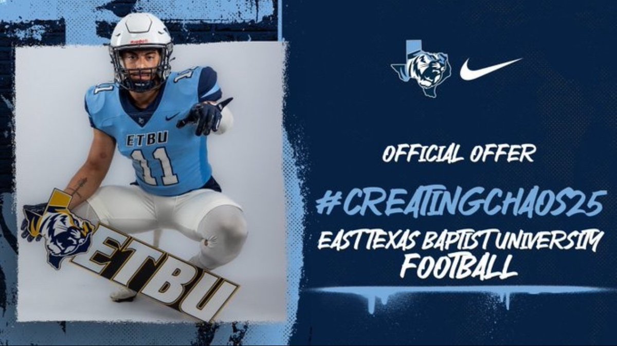 Marcos ''𝐎𝐂𝐇𝐎''Carter (@marcos_a_carter) on Twitter photo After a great conversation with <a href="/kinchen_donald/">Donald Kinchen</a> , I'm blessed to recieve my second offer from <a href="/ETBU_Football/">ETBU Football</a> !! <a href="/coachcodutti/">Coach Codutti</a> <a href="/Coach_Morton60/">Christopher Morton</a> <a href="/Coach_DPerez/">David Perez</a> <a href="/CoachSAnderson_/">Coach Anderson</a> <a href="/sloan_coach/">Coach Sloan</a> After a great conversation with <a href="/kinchen_donald/">Donald Kinchen</a> , I'm blessed to recieve my second offer from <a href="/ETBU_Football/">ETBU Football</a> !! <a href="/coachcodutti/">Coach Codutti</a> <a href="/Coach_Morton60/">Christopher Morton</a> <a href="/Coach_DPerez/">David Perez</a> <a href="/CoachSAnderson_/">Coach Anderson</a> <a href="/sloan_coach/">Coach Sloan</a>