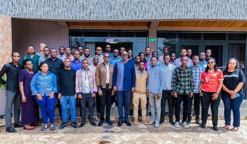 RwandaEngineers's tweet photo. Today, December 11th, at least 50 engineering professionals finalised  a five-day intensive training on soft skills. 

The training was organized by the Institution of Engineers Rwanda (IER) in collaboration with the Royal Academy of Engineering through the Africa Catalyst Project.

Mr. Steven SABITI, the CEO/Executive Secretary, officially closed the training and commended the Royal Academy of Engineering for funding the Africa Catalyst Project,
and Tasks Africa for leading the training sessions.