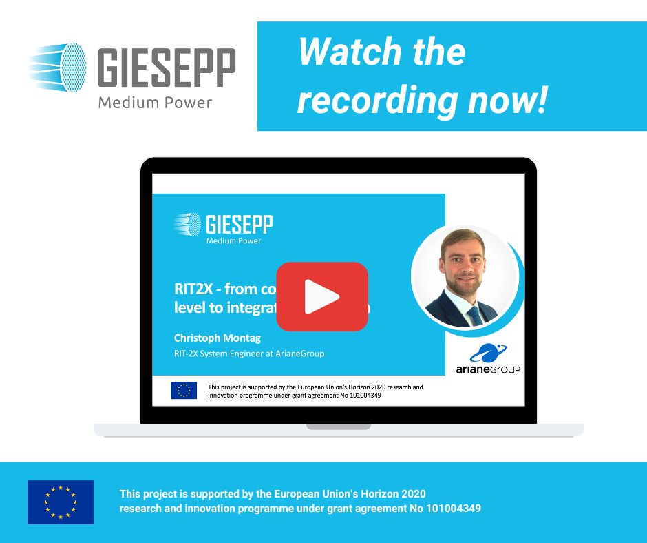 gieseppmpeu (@gieseppmpeu) on Twitter photo 🚀 Dive into the GIESEPP MP project's results! Christoph Montag from <a href="/ArianeGroup/">ArianeGroup</a> highlights the development of the RIT2X ion thruster, its groundbreaking design, mission applications, and the journey to TRL 6 readiness. Watch now for all the insights! youtube.com/watch?v=4zK6ss… 🚀 Dive into the GIESEPP MP project's results! Christoph Montag from <a href="/ArianeGroup/">ArianeGroup</a> highlights the development of the RIT2X ion thruster, its groundbreaking design, mission applications, and the journey to TRL 6 readiness. Watch now for all the insights! youtube.com/watch?v=4zK6ss…