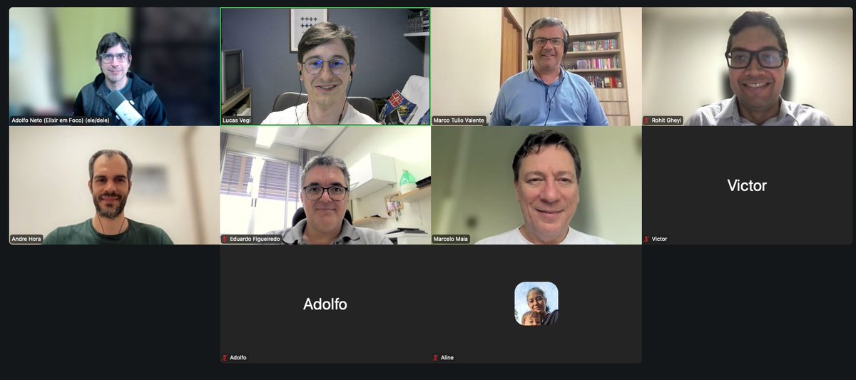 Ph.D. completed! I’m so happy! I want to thank everyone in the Elixir community who helped along this journey. We still have results to share about refactorings and the disciplined removal of smells using sequences of refactorings. I hope to make them public soon! #ElixirLang
