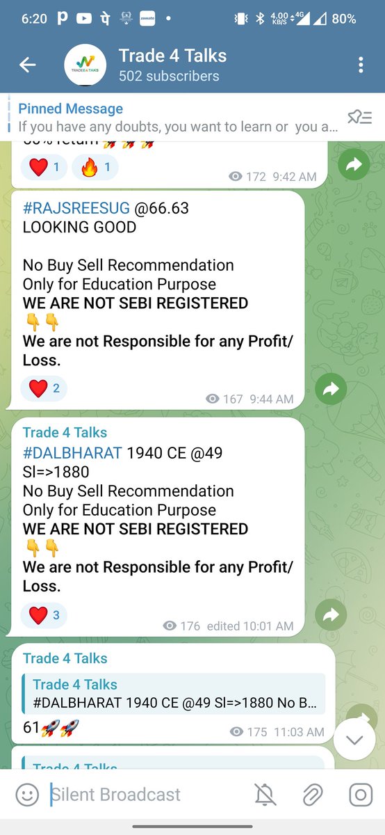 trade4talks's tweet photo. #OPTION &amp; EQUITY
Always work on self . If u r loyal with your work u will achieve your goals 
#DALBHARAT 1940CE @40=>67
#PETRONET 340CE @6.20=>7.50(Hold)
#GRASIM on radar 
Bajaj Finance #ipoallotment 
#SwingTrading #StockMarket #NIFTY #BANKNIFTY 
♦️JOIN:- https://t.co/q6cruyf2yb https://t.co/scHq2sKZrN