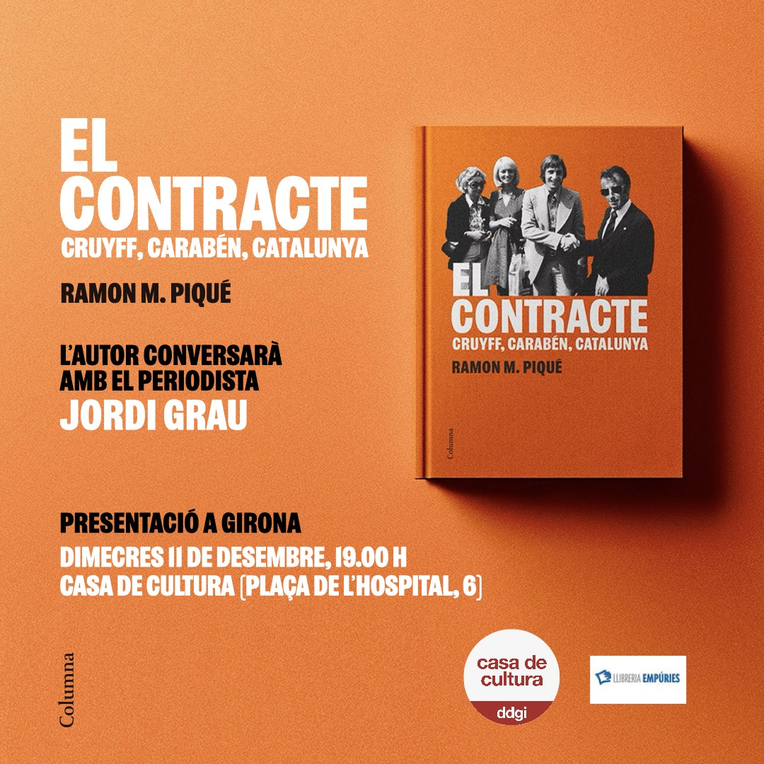 Grup62's tweet photo. 📅📣 Un dia més, us portem l’agenda!
📖@evacomasarnal, 'Mercè i Joan', #Gavà
📖@martigironell, ‘La muntanya del tresor’, #Vilablareix
📖@RamonPique, #ElContracte, #Girona
No hi falteu! https://t.co/v9H0JQzpVV