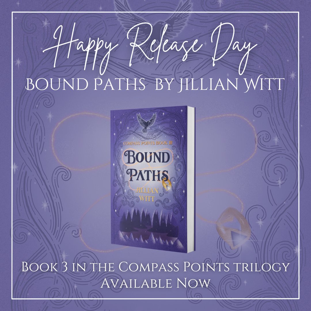 rozanne_visagie's tweet image. Happy release day to Bound Paths by @MythandMagicBC 🎉✨️

Tropes
• Bonded Fae
• HEA
• He crawls for her
• Meddling Gods
• Elemental Magic
• Found Family

✨️ Available on KU✨️
#newrelease #boundpaths #compasspoints #tangledpower #romanticfantasybooks #jillianwitt