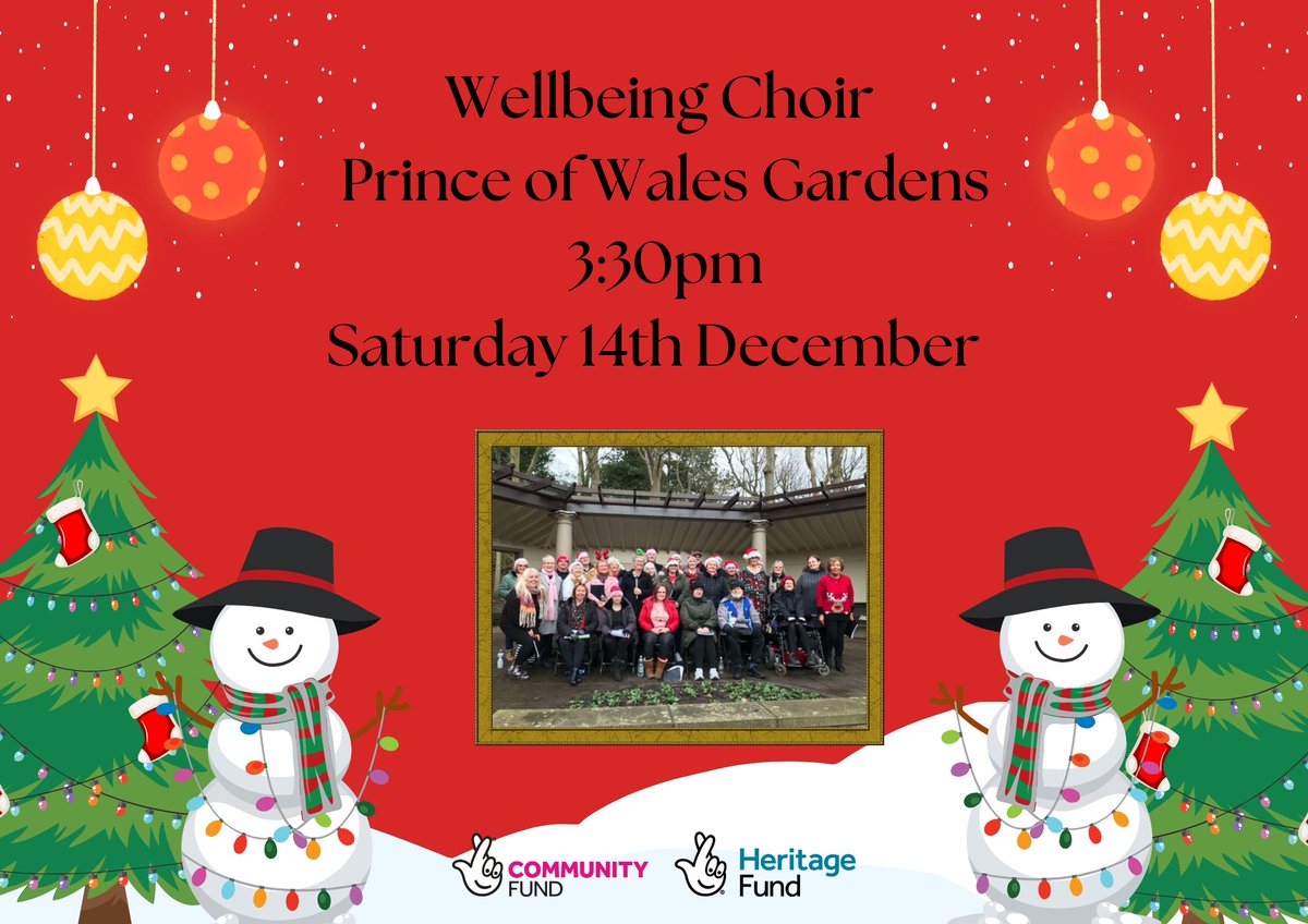 South Cliff Gardens (@hlfscgardens) on Twitter photo 🎄It looks like we are going to have perfect weather when we welcome the Scarborough Wellbeing Choir this Saturday. So wrap up and join us for some joyous festive entertainment in the Prince of Wales Garden.🎄 <a href="/HeritageFundUK/">The National Lottery Heritage Fund</a> <a href="/HeritageFundNOR/">The National Lottery Heritage Fund North</a> <a href="/TNLComFund/">The National Lottery Community Fund</a> 🎄It looks like we are going to have perfect weather when we welcome the Scarborough Wellbeing Choir this Saturday. So wrap up and join us for some joyous festive entertainment in the Prince of Wales Garden.🎄 <a href="/HeritageFundUK/">The National Lottery Heritage Fund</a> <a href="/HeritageFundNOR/">The National Lottery Heritage Fund North</a> <a href="/TNLComFund/">The National Lottery Community Fund</a>
