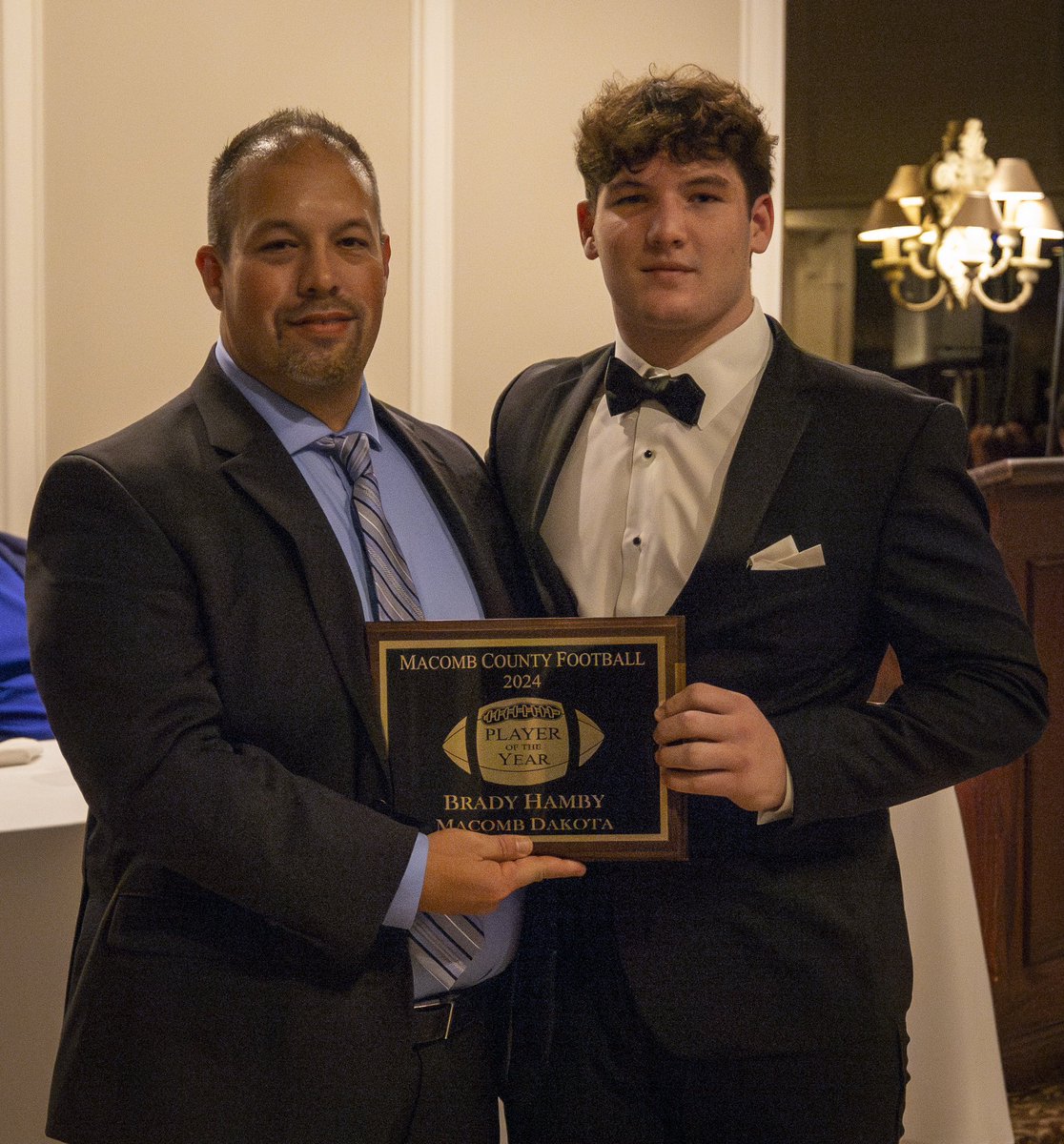 Macomb County Football Coaches Association (@macombcoaches) on Twitter photo Congratulations to <a href="/DakotaFootball/">Dakota Football</a> and Brady Hamby for being named 2024 Macomb County Player of the Year.<a href="/hamby_brady/">Brady Hamby</a> Congratulations to <a href="/DakotaFootball/">Dakota Football</a> and Brady Hamby for being named 2024 Macomb County Player of the Year.<a href="/hamby_brady/">Brady Hamby</a>