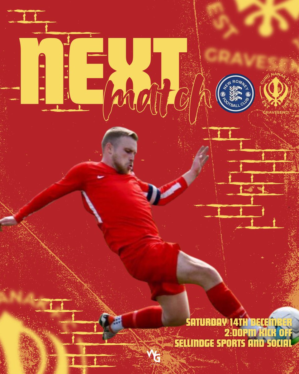 Guru Nanak FC (@gurunanakfc) on Twitter photo THIS WEEKEND ⚽️
We face <a href="/newromneyfc/">New Romney FC</a> away who currently sit top of the table.
🏟️ Sellindge Sports & Social
⏰ 2:00PM
Let’s go Guru ❤️ THIS WEEKEND ⚽️
We face <a href="/newromneyfc/">New Romney FC</a> away who currently sit top of the table.
🏟️ Sellindge Sports & Social
⏰ 2:00PM
Let’s go Guru ❤️