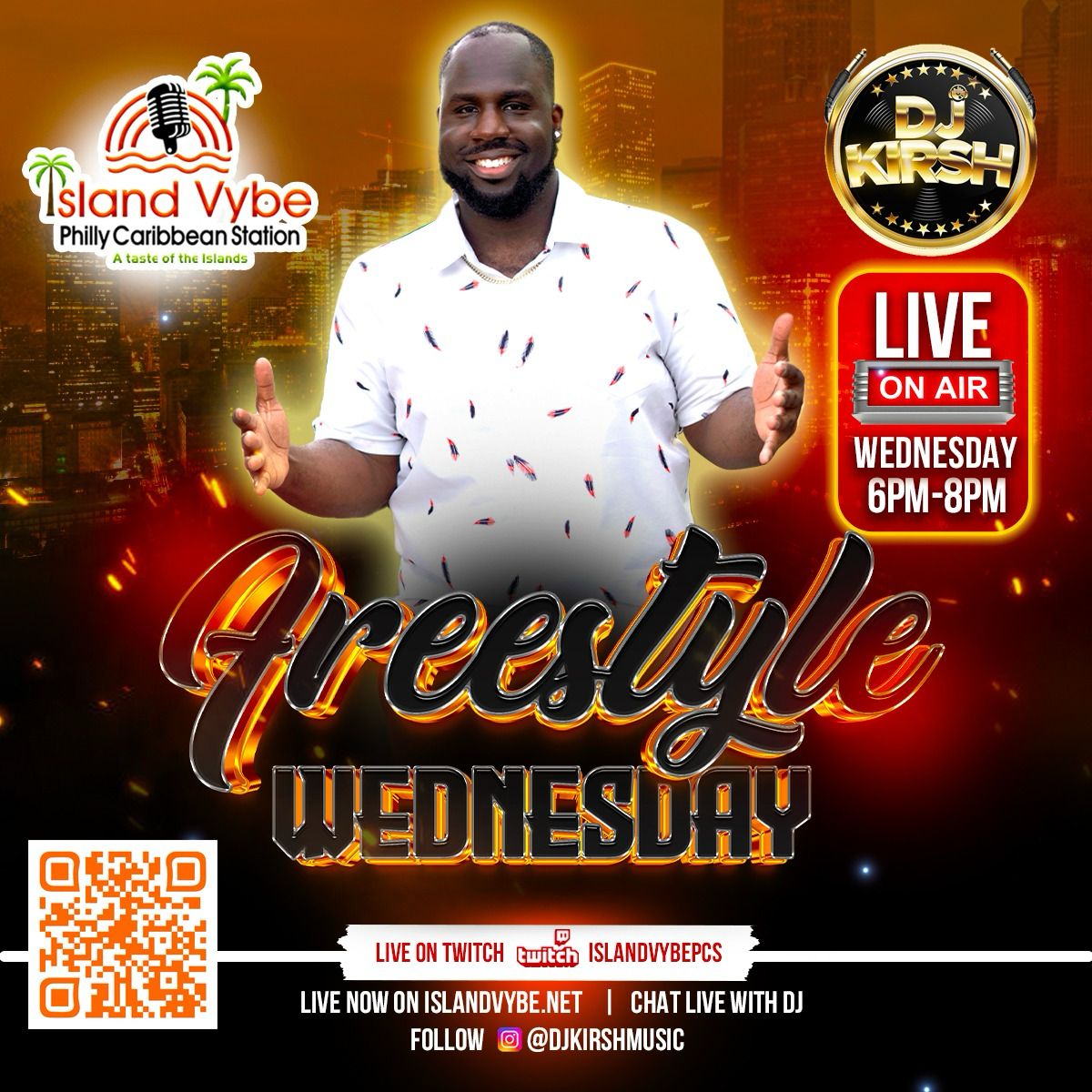 DJ Kirsh Presents After Work Vybes... 6pm - 8pm

#radio #music #caribbean #radiohost #onlineradio #soca #reggae #philly #bhfyp #radiopersonality #djlife