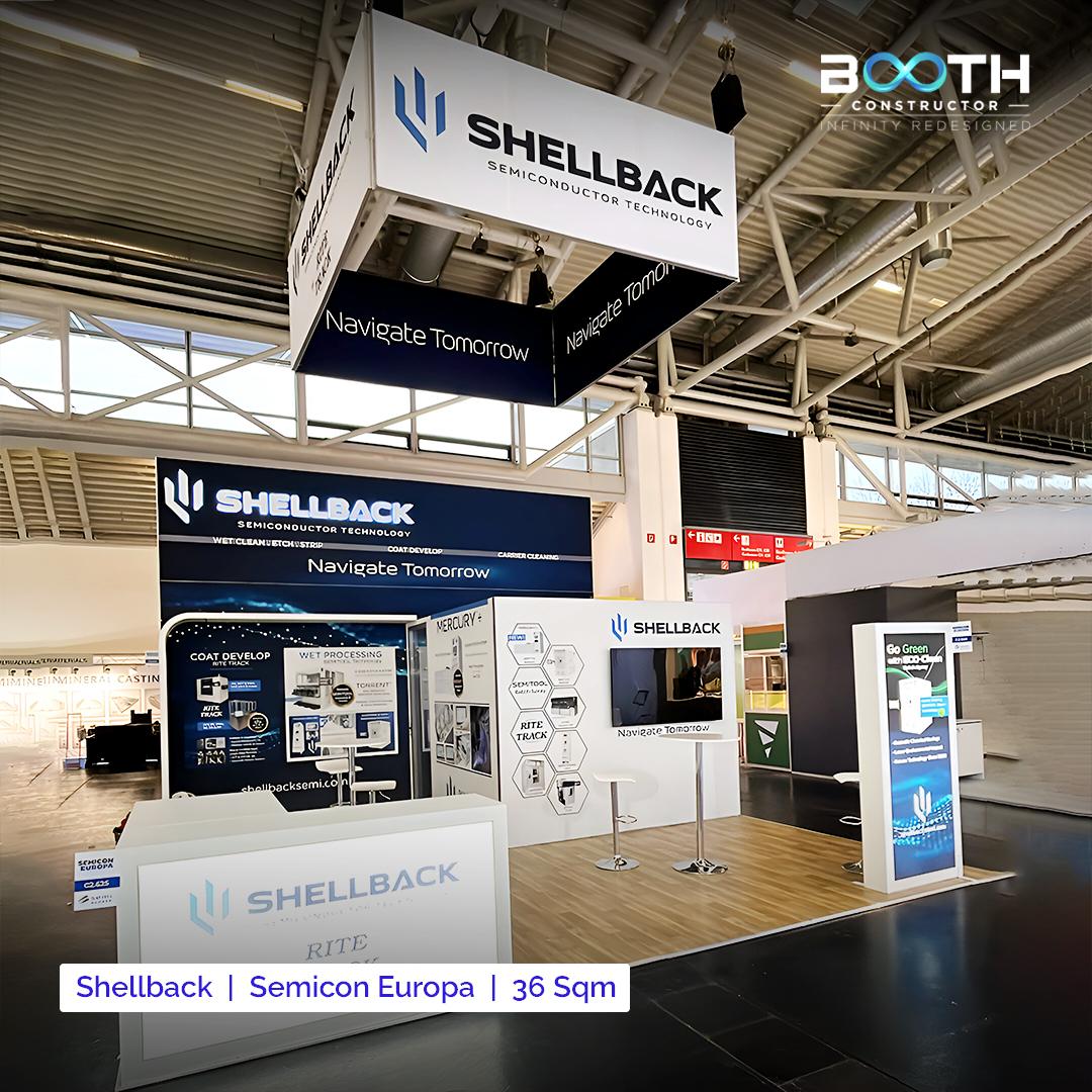 BoothConstruct1's tweet image. We teamed up with #Shellback at SEMI Europe 2024 to craft a 36 sqm compact yet effective booth that maximized impact and visitor engagement. Let’s create something extraordinary for your brand next!

#clientwork #exhibitions #b2bexhibitions #exhibitionindustry #boothconstructor