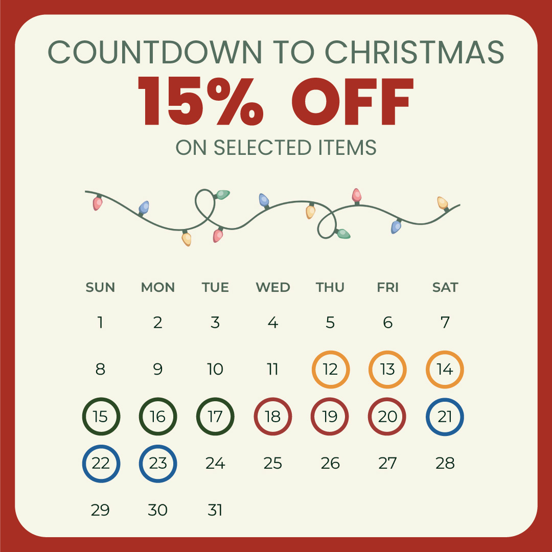 🎄 12 Days of Christmas Deals! 

Unwrap exclusive offers every day starting Dec. 12 and through Dec. 23. Don’t miss out on daily surprises to make your holidays shine!

🎁 Save the dates!
#12DaysOfChristmas #HolidaySavings #ChristmasDeals #Christmas #printmaking #printondemand