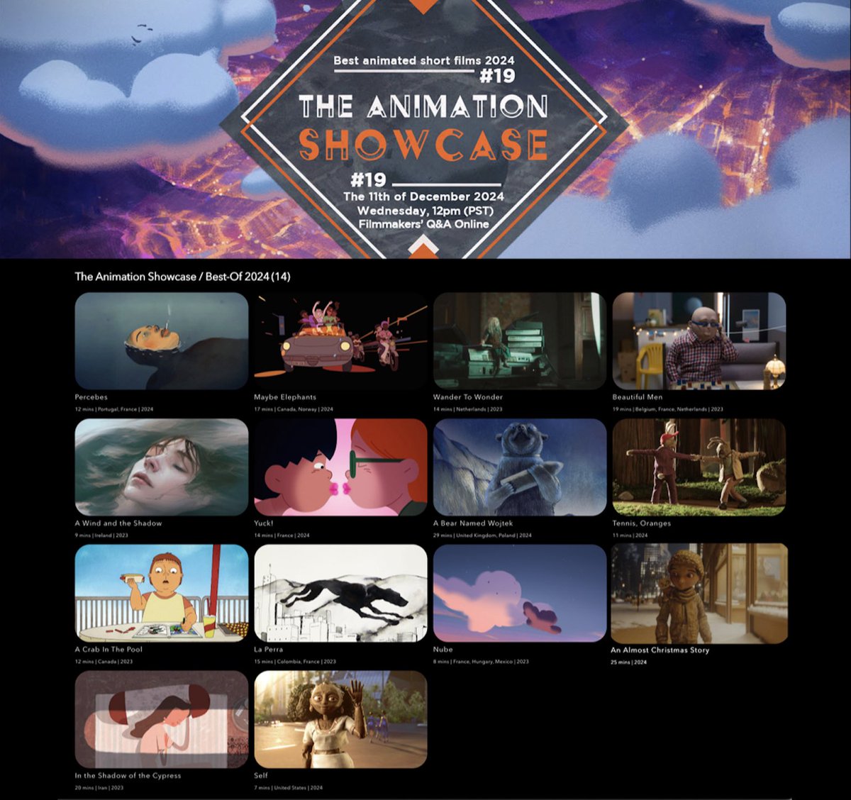 Enter Yes™ (@enteryesltd) on Twitter photo Tonight at 8pm GMT.
The Animation Showcase Filmmakers Q&A online.
Register here: link.animationshowcase.com/2024-QandA-Ani…
Hear <a href="/Kris___Kelly/">Kris Kelly - Director / Visual Artist</a> discuss A Wind and the Shadow alongside some amazing other filmmakers.
#ForYourConsideration Tonight at 8pm GMT.
The Animation Showcase Filmmakers Q&A online.
Register here: link.animationshowcase.com/2024-QandA-Ani…
Hear <a href="/Kris___Kelly/">Kris Kelly - Director / Visual Artist</a> discuss A Wind and the Shadow alongside some amazing other filmmakers.
#ForYourConsideration