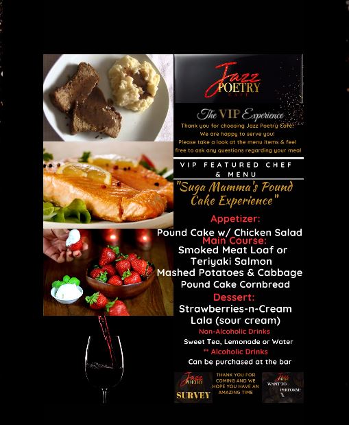 JazzPoetryCafe's tweet photo. EARLY BIRD SPECIAL @ JAZZ POETRY CAFE JAX - https://t.co/YcFLmndcFK https://t.co/tIauA0lRiw