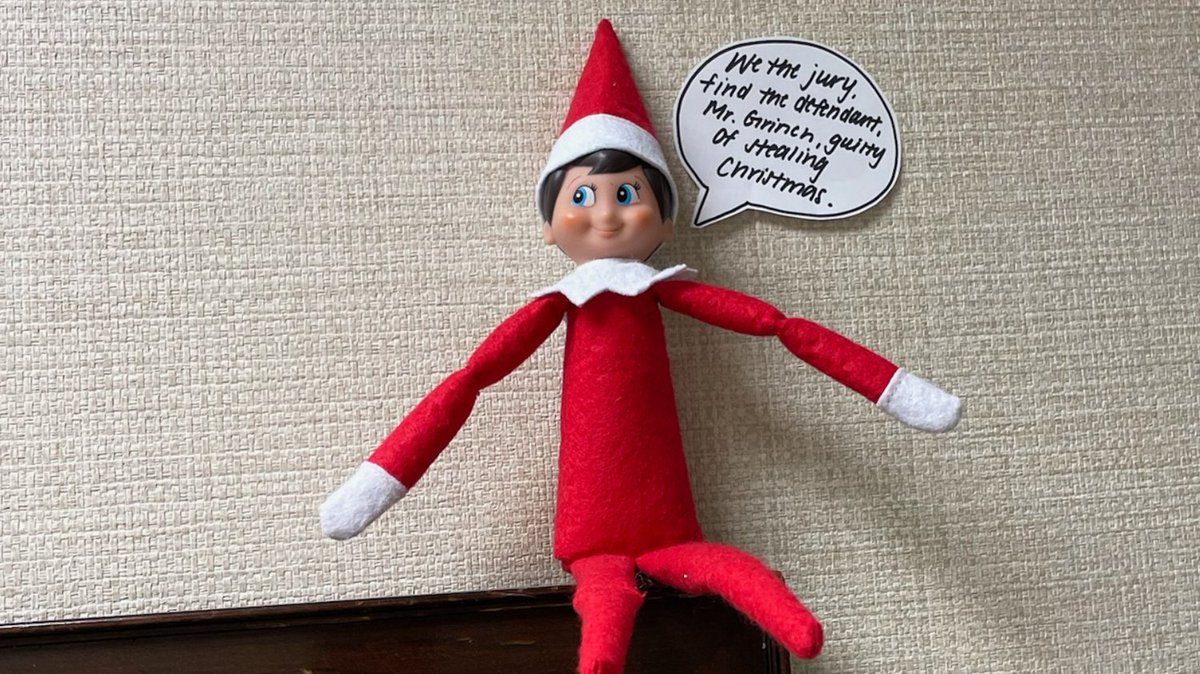 Buddy the Elf has taken over the courtroom—literally! 🎨⚖️ He’s swapped the jury with… himself, and they’ve unanimously declared the Grinch guilty of stealing Christmas! 🎄 No appeals here, Buddy—this verdict is final. At Vann Attorneys, we’re all about fair trials!