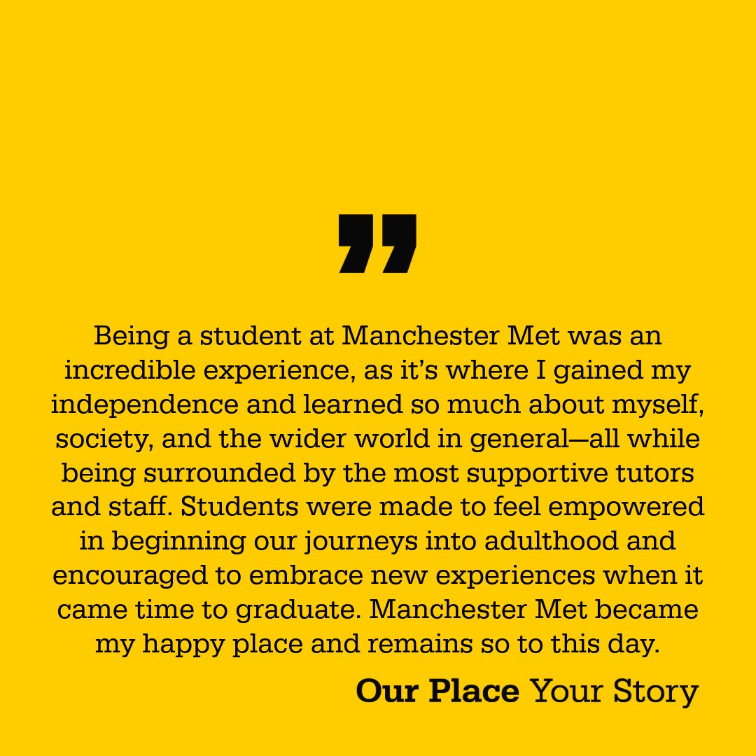 ManMetAlumni's tweet photo. Today’s #OurPlaceYourStory is from @Aasu_232, who shares her memory of how Manchester Met became her happy place.

Thank you to Aasima for sharing this memory with us.

Join #OurPlaceYourStory and share your University experience: https://t.co/2LgBY8tsmT https://t.co/Zuax6qBgqV