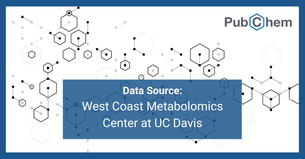 Data from the West Coast Metabolomics Center at UC Davis are now in #PubChem. Check it out: ow.ly/TIBY50Tb7S4