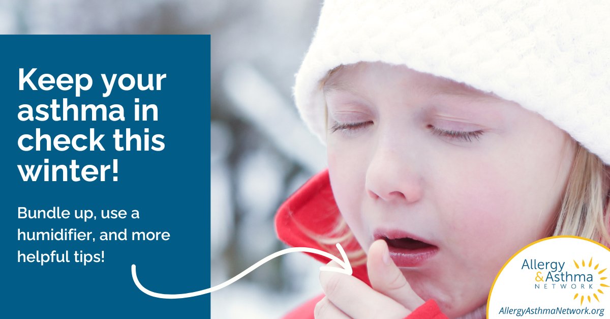 Get those winter jackets, hats, scarfs and gloves out! 🧣🧤❄️☃️

Winter is here and while you are adding clothing layers to your daily routine don’t also add asthma attacks! Cold air can be a common asthma trigger especially with the dryness in the air. To keep cold air from