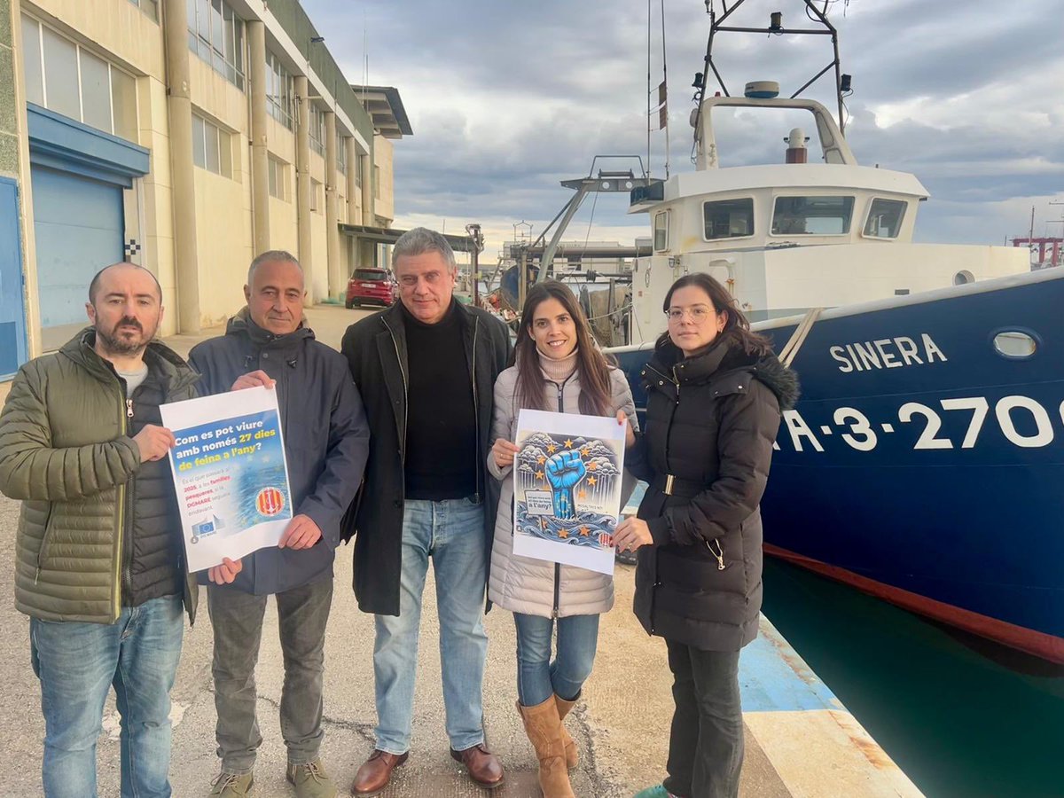 El nostre grup municipal fa costat a la Confraria de sant Elm #arenysdemar i la pesca catalana. Els nostres pescadors han fet la feina els darrers anys i no es correspon amb  la reducció dels dies de pesca que proposa la UE que mata la nostra pesca.