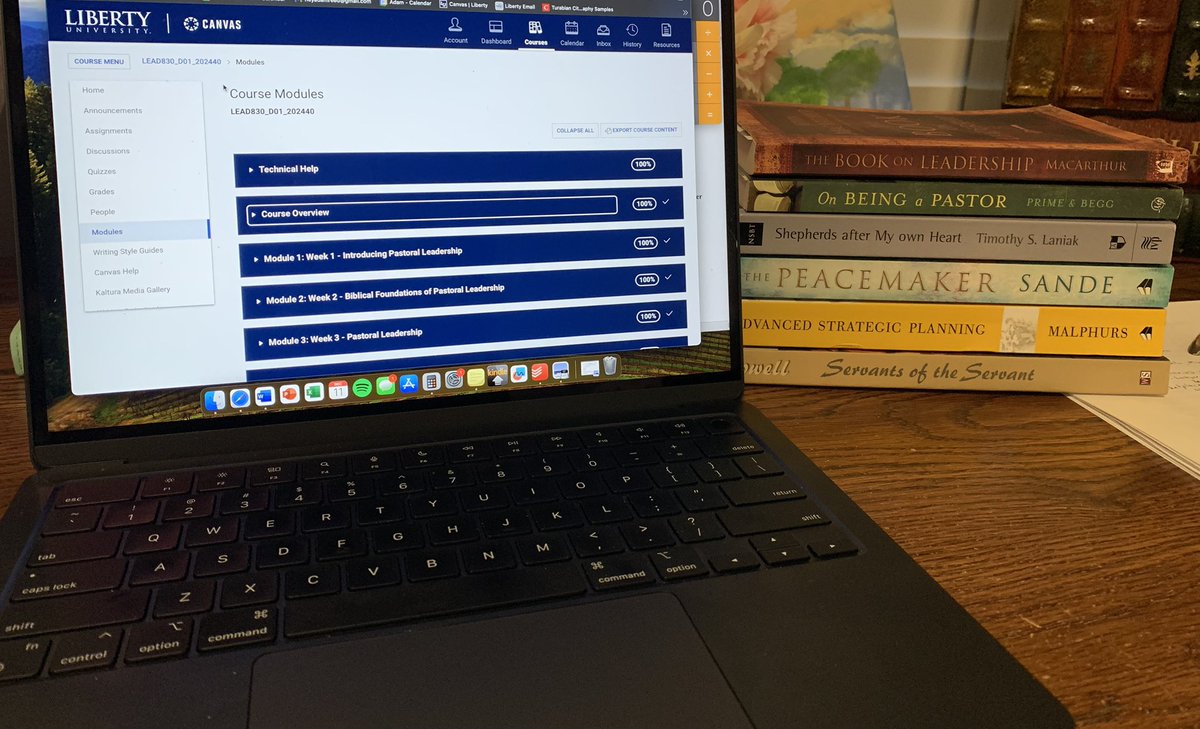 Just wrapped up another course and I’m now officially halfway through my program. Now on to the project phase!