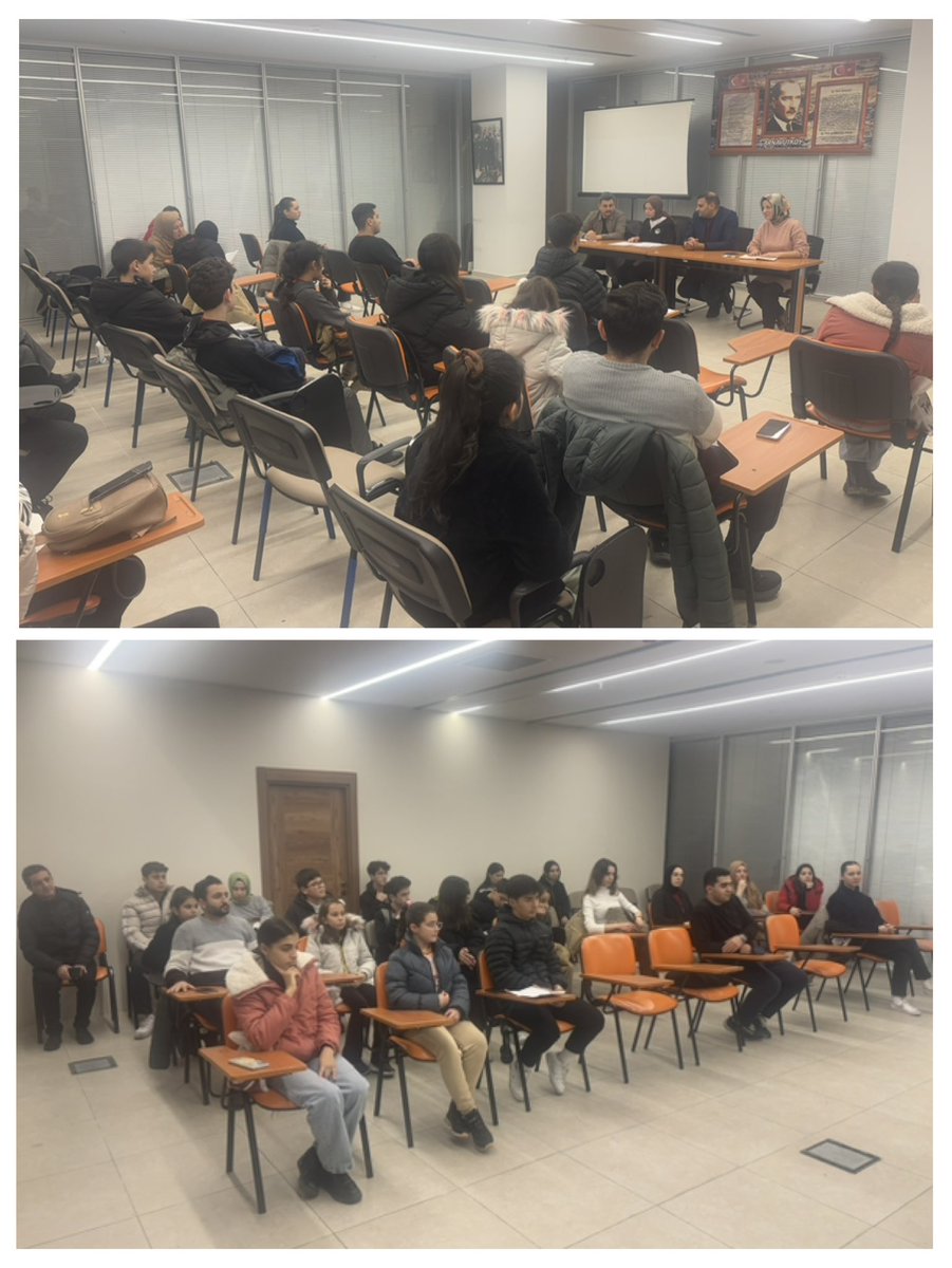 ARNAVUTKOYMEM's tweet photo. İlçe Öğrenci Meclisimiz Aralık Ayı Olağan Toplantısı’nı Meclis Başkanı Fatma Eylül KILINÇ başkanlığında müdürlüğümüz toplantı salonunda gerçekleştirdi. https://t.co/lnthcr5J5m