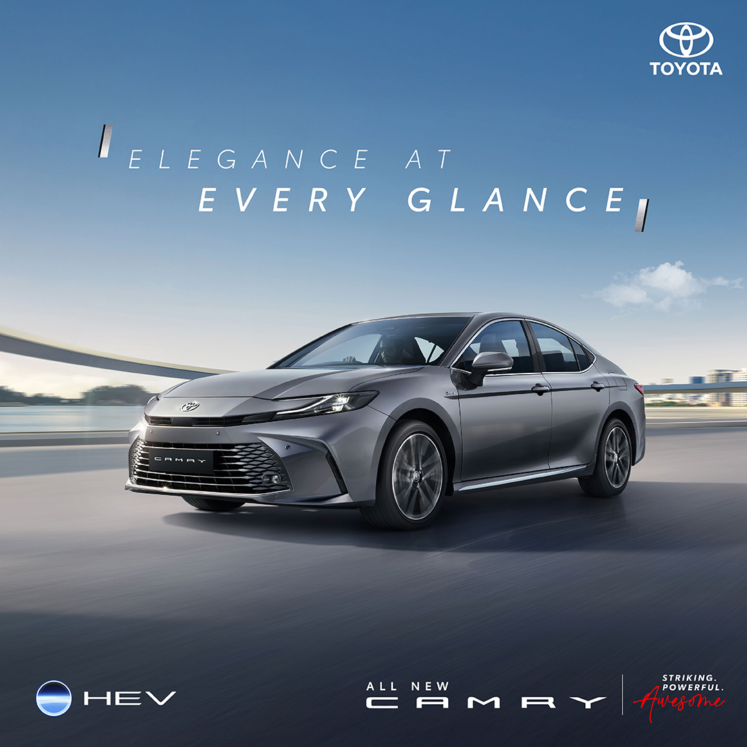 Toyota_India's tweet photo. The wait is over! Experience elegance at every glance with the all-new Toyota Camry.

#ToyotaIndia #Camry #EleganceAtEveryGlance https://t.co/eS03LdNMnK