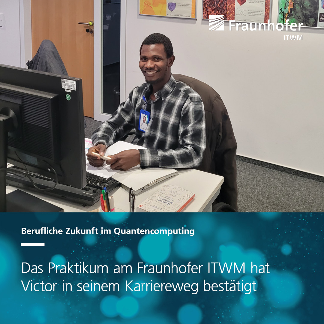 Fraunhofer ITWM (@fraunhoferitwm) on Twitter photo Nach 3 Monaten am Fraunhofer ITWM kehrt unser Praktikant Victor Adeyemi nach Nigeria zurück. 🇳🇬Er hat viel über #Quantencomputing gelernt und Herausforderungen – auch kulinarische und klimatische –  gemeistert. Gute Reise! 🌍✈️ Mehr über Victor: itwm.fraunhofer.de/porträt-victor… Nach 3 Monaten am Fraunhofer ITWM kehrt unser Praktikant Victor Adeyemi nach Nigeria zurück. 🇳🇬Er hat viel über #Quantencomputing gelernt und Herausforderungen – auch kulinarische und klimatische –  gemeistert. Gute Reise! 🌍✈️ Mehr über Victor: itwm.fraunhofer.de/porträt-victor…