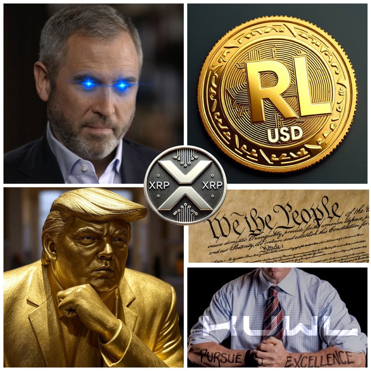 KuwlShow's tweet photo. Morning Family!  Please indulge me in sharing a money theory & please, your reasoned feedback would be much appreciated!

A KUWL Riddle:  

What if Bitcoin indeed serves a vital global function in vacuuming up Fed Debt Notes, aka counterfeit “dollars”, for the purpose of making room for the brand new RLUSD just approved by the @NYDFS, a financial product designed in perfect alignment with our United State’s constitutional principles, to be issued & function as genuine sound money backed by real world assets, not human lives?

Two U.S. “dollars” can’t co-exist. 

The “name stealers” who call the Federal Reserve Note a “dollar”, when in truth it’s a debt obligation to a private, for-profit, control seeking NGO with zero accountability to any sovereign nation on earth, must be retired. 

What if Bitcoin is a sting operation to vacuum up massive Fed Debt Notes, which logically drives the price of BTC higher,  BUT also exposes the “store of value” argument?

If the dying, failed, inflationary, debt-based control script known as the Federal Reserve Note is the “value” Bitcoin is storing, does the soon to be replaced Fed Note actually represent true value? 

What if the counterfeit 1913 Fed “dollar” replacement strategy entails a new, Real US Dollar being issued by a Real Sovereign Nation via its’ U.S. Treasury Department, operating across a “level playing field” distributed ledger with enhanced XRP money transmission functionality?

The Real US Dollar & Fake Fed “dollar” can’t both operate in the Real World.  One must end. 

The King token in the fake “money” Fed world is Bitcoin. 

The King token in the Real US Dollar world is XRP.

Research, discern & invest wisely. It’s not what we think we know, but what we genuinely understand, that matters most. 

We can trust ourselves or vest our trust in others. We’re free to choose.

Either decision one makes, #BTC or #XRP - “Lock in” - we’re ALL going for a ride into a beautiful new world. 

Let’s all be #KUWL and Dream Big!

@Ripple #RLUSD #XRP #BitCoin #DLT #RWA @USTreasury #Gold #Constitution #Life #Liberty #Freedom #LevelPlayingField #RIGGED @Fruition_News @bgarlinghouse @StevenNerayoff