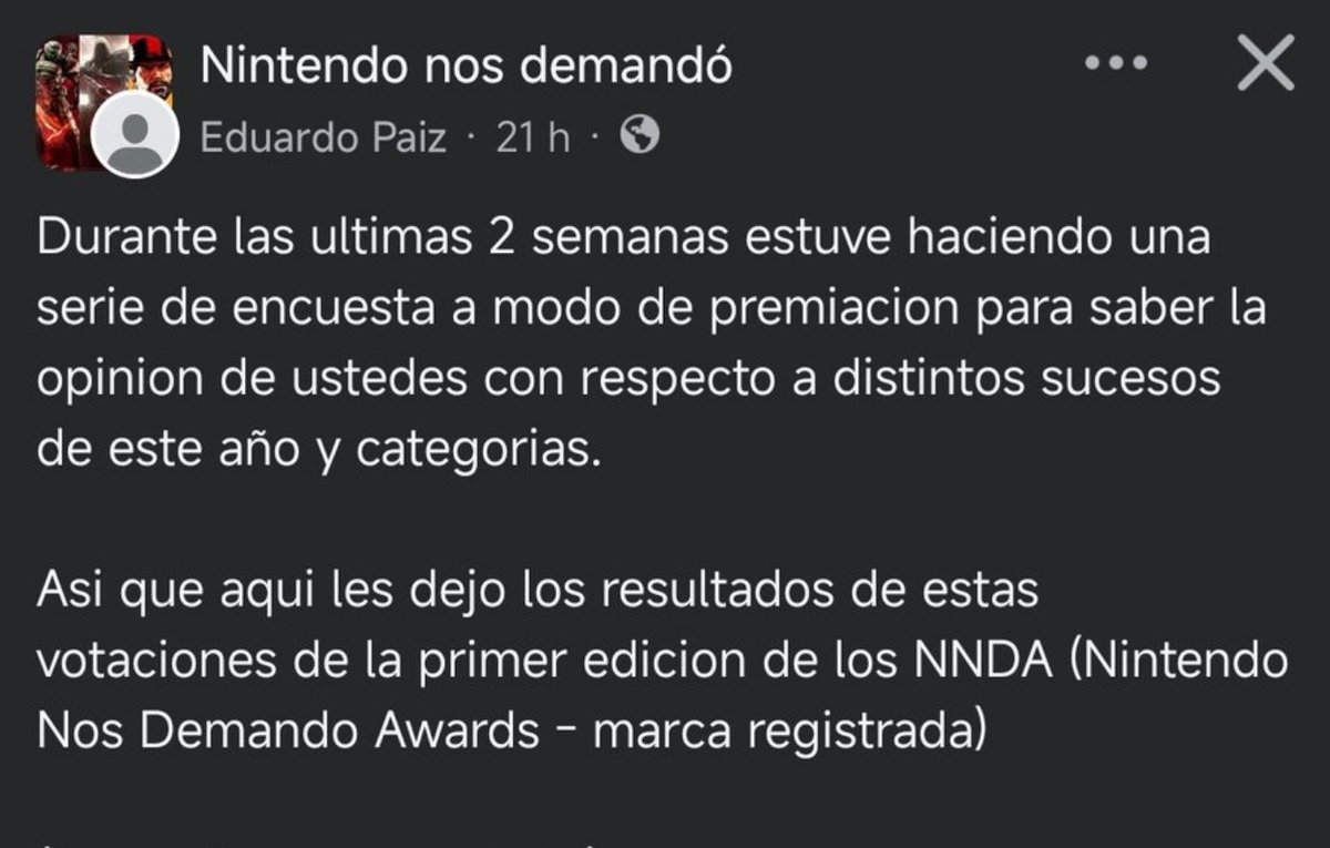BaityBait's tweet photo. Además del premio a creador de contenido del año de 3DJuegos, ahora me han dado el premio a 
mejor creador de contenido por Nintendo Nos Demandó Awards

Definitivamente mi peak https://t.co/HNBR7daixu