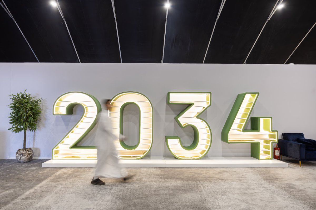 بعد قليل سيُعلن أن #كأس_العالم_2034 أخضر.