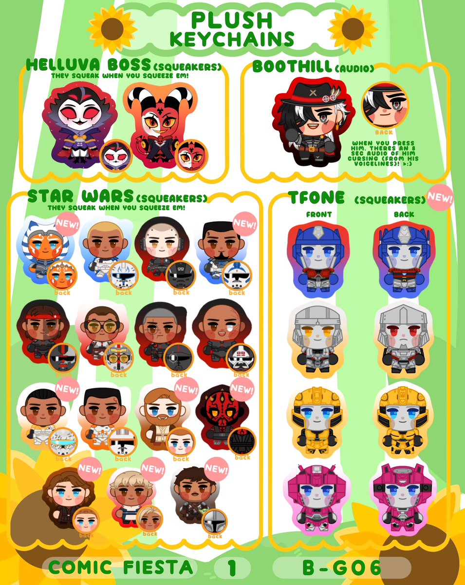 buttooti's tweet photo. rts are appreciated! 💓

helloo! heres my comic fiesta 2024 catalogue! ٩̋ʕˊ•͈ w •͈ˋʔو come find @tishawish_&amp; i at booth B-G06 ! 💕

my pre•rder form 🔗 below! ↓
🌻 1/4 🌻
#cf2024 https://t.co/cIoM9TPZGZ