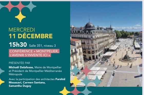 ALTÉMED (@groupe_altemed) on Twitter photo <a href="/salonsimi/">Salon SIMI</a> 2024 / Rendez-vous à 15h30 en salle 351 niveau 1 pour la conférence de <a href="/MDelafosse/">Michaël Delafosse</a> « Montpellier, l’avenir s’invente ici » !
#cadredevie #ambition #renaturation #attractivité #jeunesse #innovation <a href="/salonsimi/">Salon SIMI</a> 2024 / Rendez-vous à 15h30 en salle 351 niveau 1 pour la conférence de <a href="/MDelafosse/">Michaël Delafosse</a> « Montpellier, l’avenir s’invente ici » !
#cadredevie #ambition #renaturation #attractivité #jeunesse #innovation