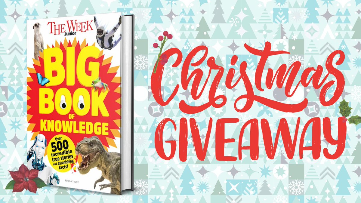 Bloomsbury Education (@bloomsburyed) on Twitter photo ⚠️GIVEAWAY ALERT!⚠️
A festive treat from us to you🎄🎁
We're giving away copies of <a href="/theweekjunior/">The Week Junior</a>'s Big Book of Knowledge, AND a corresponding activity pack, to THREE lucky winners!
This is the ultimate book for curious kids with over 500 incredible true stories and ⚠️GIVEAWAY ALERT!⚠️
A festive treat from us to you🎄🎁
We're giving away copies of <a href="/theweekjunior/">The Week Junior</a>'s Big Book of Knowledge, AND a corresponding activity pack, to THREE lucky winners!
This is the ultimate book for curious kids with over 500 incredible true stories and