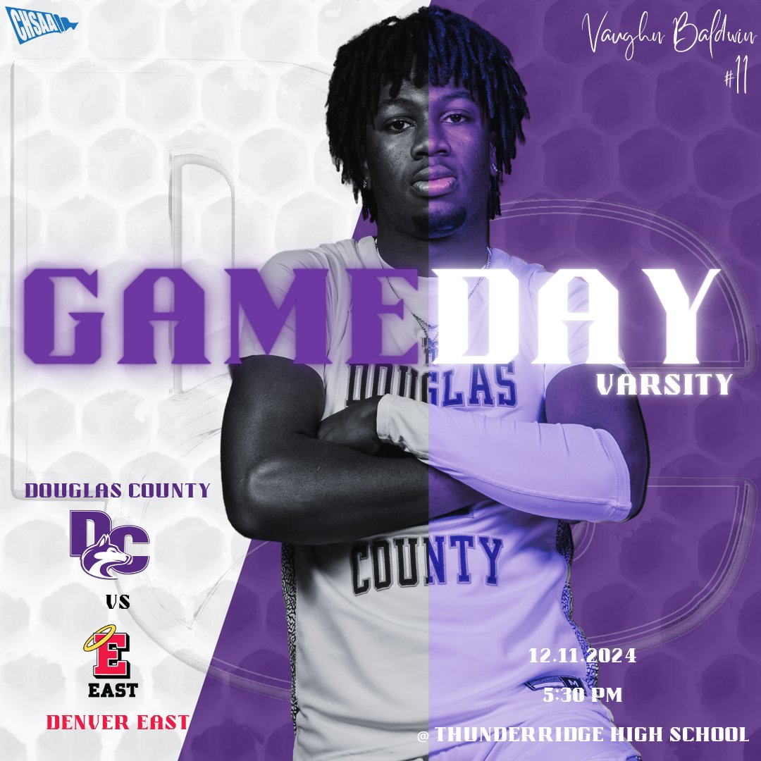 Douglas County takes on Denver East
At 5:30 PM
@ Thunderridge High School 

#Winnerswin #Relentless #BAM