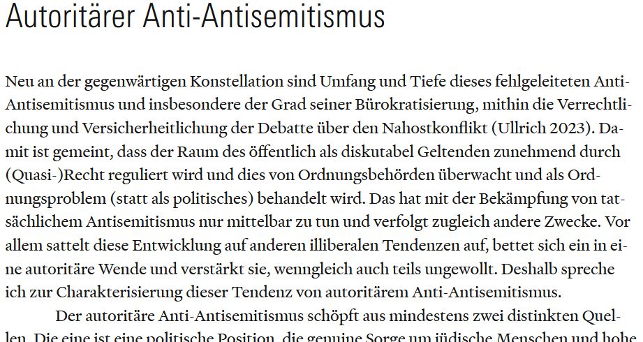 Peter Ullrich | @textrecycling.bsky.social (@textrecycling) on Twitter photo Was meine ich mit "autoritärem Anti-Antisemitismus"? Nun kann man es nachlesen in der aktuellen Zeitschrift "Luxemburg" der <a href="/rosaluxstiftung/">🔴 Rosa-Luxemburg-Stiftung</a> und online. Link im Kommentar. Was meine ich mit "autoritärem Anti-Antisemitismus"? Nun kann man es nachlesen in der aktuellen Zeitschrift "Luxemburg" der <a href="/rosaluxstiftung/">🔴 Rosa-Luxemburg-Stiftung</a> und online. Link im Kommentar.