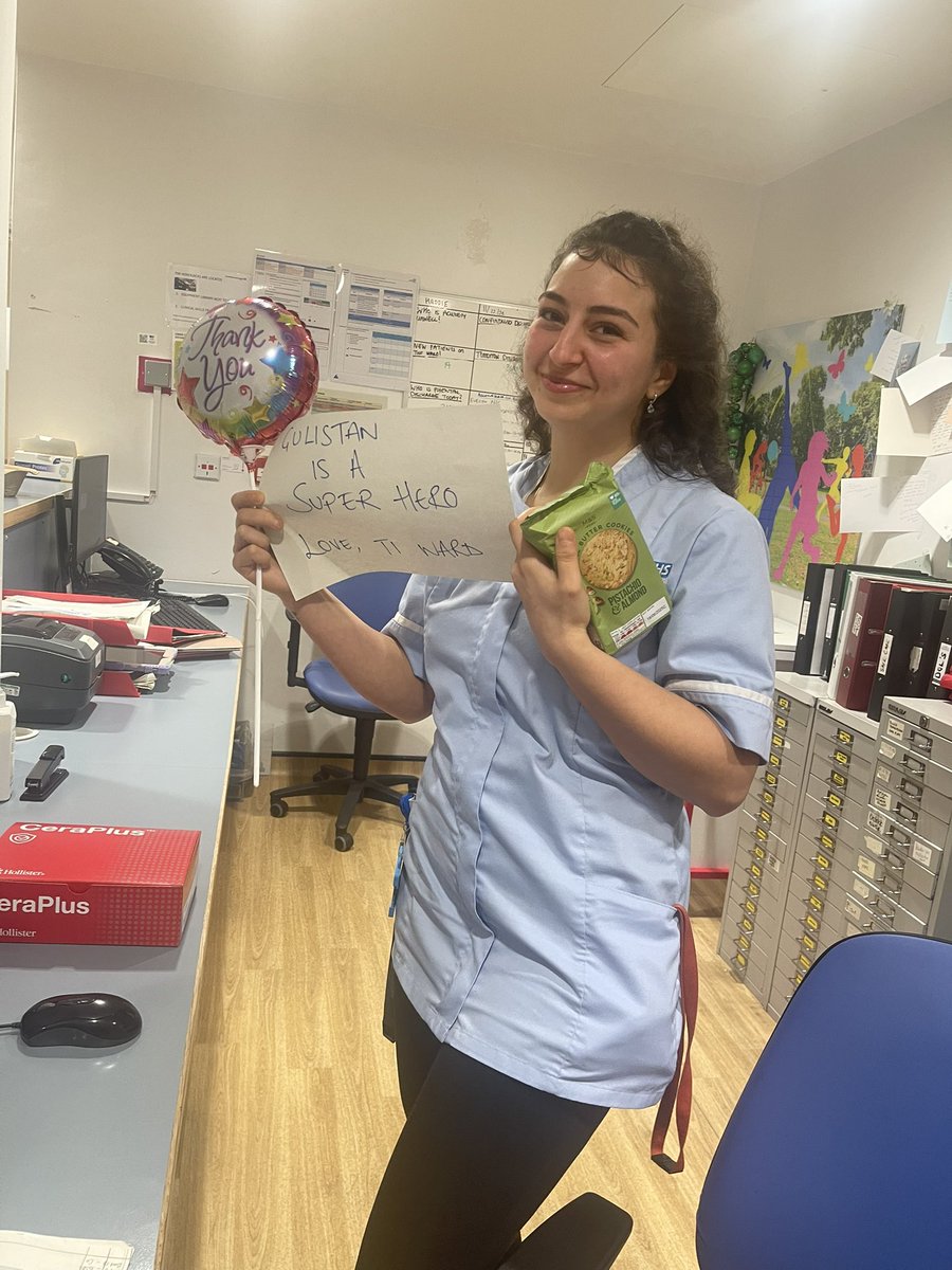 I am so proud of our nurse Gulistan on T1 ward! Gulistan’s father had a cardiac arrest at home and Gulistan performed CPR on her father until paramedics arrived and saved his life! 
We are all so very proud of her 🤍

(Story Shared with consent)