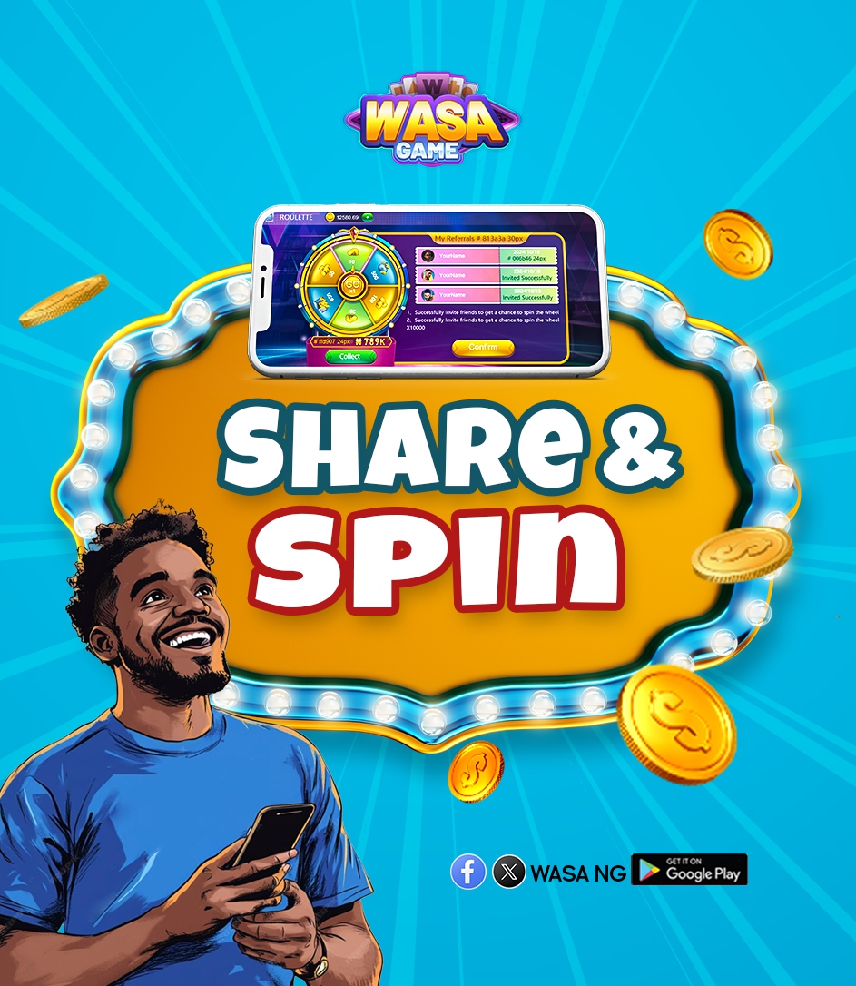 WASA_NG's tweet image. That&apos;s basically everything about our🎲 Lucky Roulette. You share, you spin, and you earn.

SHARE &amp;amp; SPIN💳

#OnlineCasino #gamergirl #playandlearning #playandwin National Grid Naira Ice Prince Edo State