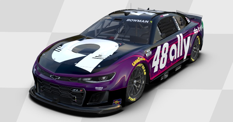TeamHendrick's tweet photo. All eyes on @allyracing! What do you think of the new look for 2025?