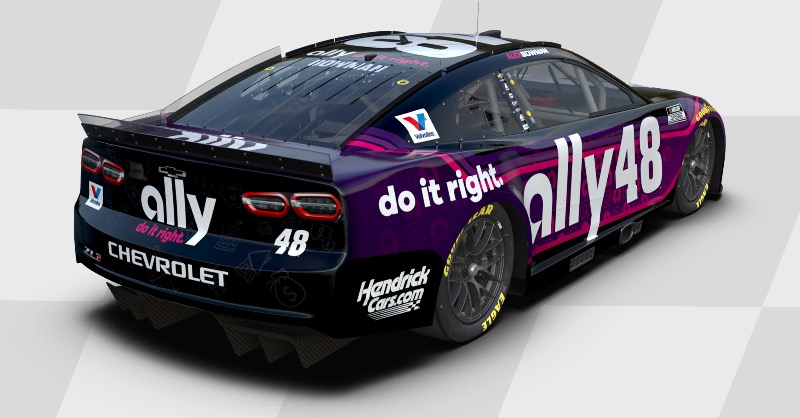 TeamHendrick's tweet photo. All eyes on @allyracing! What do you think of the new look for 2025?