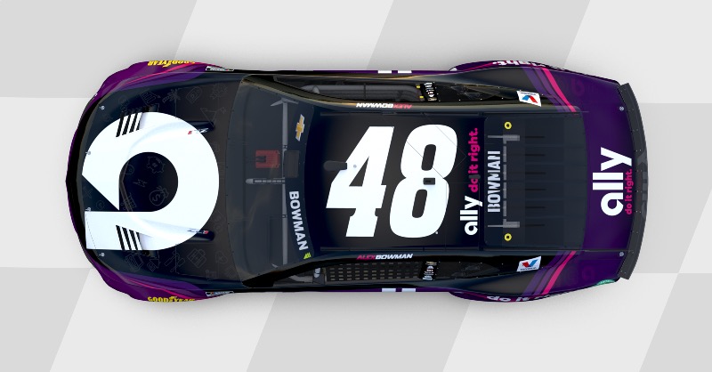 TeamHendrick's tweet photo. All eyes on @allyracing! What do you think of the new look for 2025?