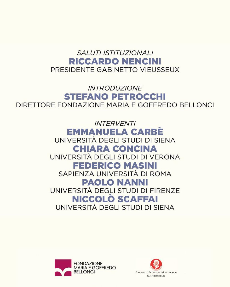 Vi aspettiamo al convegno «Riscrivere “Il Milione”. L’eredità storica e letteraria di Marco Polo in occasione dei 700 anni dalla morte». 

Per saperne di più: fondazionebellonci.it/convegno-riscr…