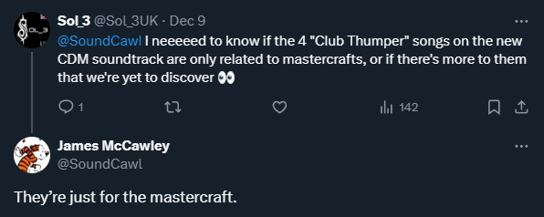 CODZombies_HQ's tweet photo. @DreamstarAZ Treyarch Sound designer says they are just for the mastercraft so idk, could have be  used in the map without his knowledge but I doubt it prob. https://t.co/TYDj6geXyh
