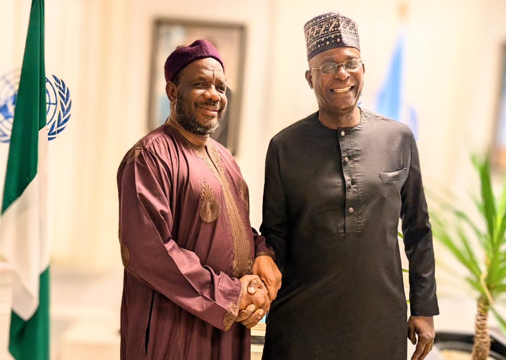 MohamedFall's tweet photo. Great meeting with Ex. Sec. of @ncaoosce, @DrMuhammadIdris on issues of #Almajiris & out-of-school children in #Nigeria. We agreed on the need to move quickly from process to results; maintain momentum, strengthen data collection & curriculum design, & tap into @UN expertise. https://t.co/OIXCwIVqts
