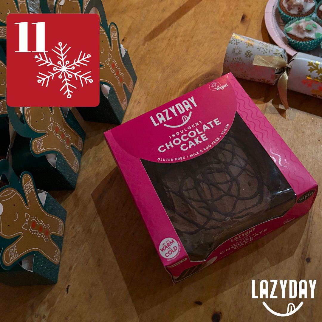 LazyDayFoodsLtd's tweet photo. Day 11 of 12 Days of Cake 🎁

For today’s prize, we’re giving away another Indulgent Chocolate Cake.

🎅🏼To Enter:

1️⃣ Simply like this post📱

The winner will be announced tomorrow at 1pm – good luck! 🤞✨

#12DaysOfCake #Vegan #FreeFrom #Christmas https://t.co/Zk9aFz29Cu