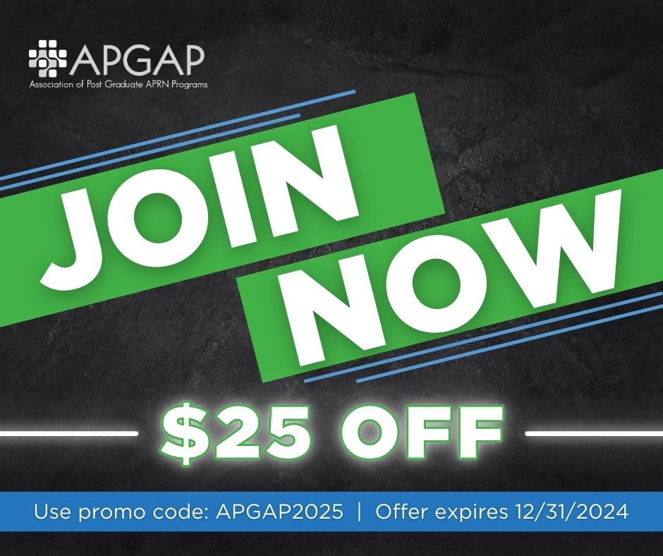 postgradAPRN's tweet photo. Only a couple more weeks to take advantage of this great sale! Join APGAP before Dec. 31 and use the promo code APGAP2025 at check out to receive $25 off your member dues.
https://t.co/wYaDpwRBBy https://t.co/sooDZmYTsv
