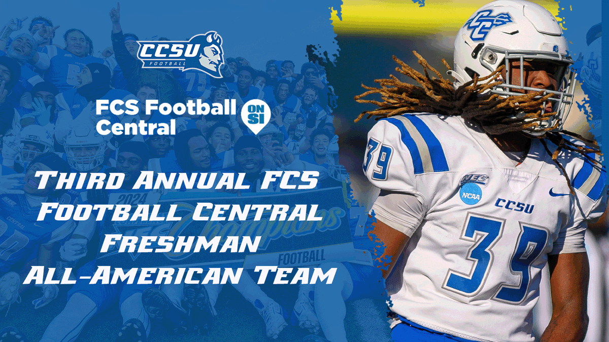 CCSU Blue Devils (@ccsubluedevils) on Twitter photo Congratulations to @CCSU_Fb Christopher Jean on being named <a href="/The__Bluebloods/">FCS Football Central</a> FCS Football Central Freshman All-America.
๐4 INT
๐10 PBU
๐4 fumble recoveries, 1 TD
๐34 tackles
๐<a href="/NECFootball/">NEC Football</a> Def. Rookie of the Year
๐๏ธ tinyurl.com/3tmfkmed
#GoBlueDevils | #NECFB Congratulations to @CCSU_Fb Christopher Jean on being named <a href="/The__Bluebloods/">FCS Football Central</a> FCS Football Central Freshman All-America.
๐4 INT
๐10 PBU
๐4 fumble recoveries, 1 TD
๐34 tackles
๐<a href="/NECFootball/">NEC Football</a> Def. Rookie of the Year
๐๏ธ tinyurl.com/3tmfkmed
#GoBlueDevils | #NECFB
