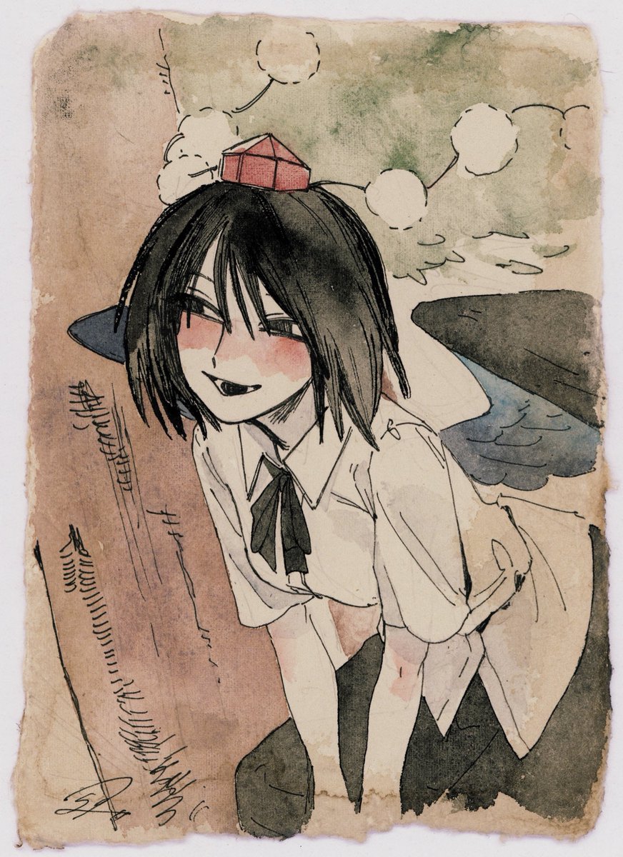 #今年も残りわずかなので今年一番伸びた絵を貼る 

🐦‍⬛🐦‍⬛🐦‍⬛