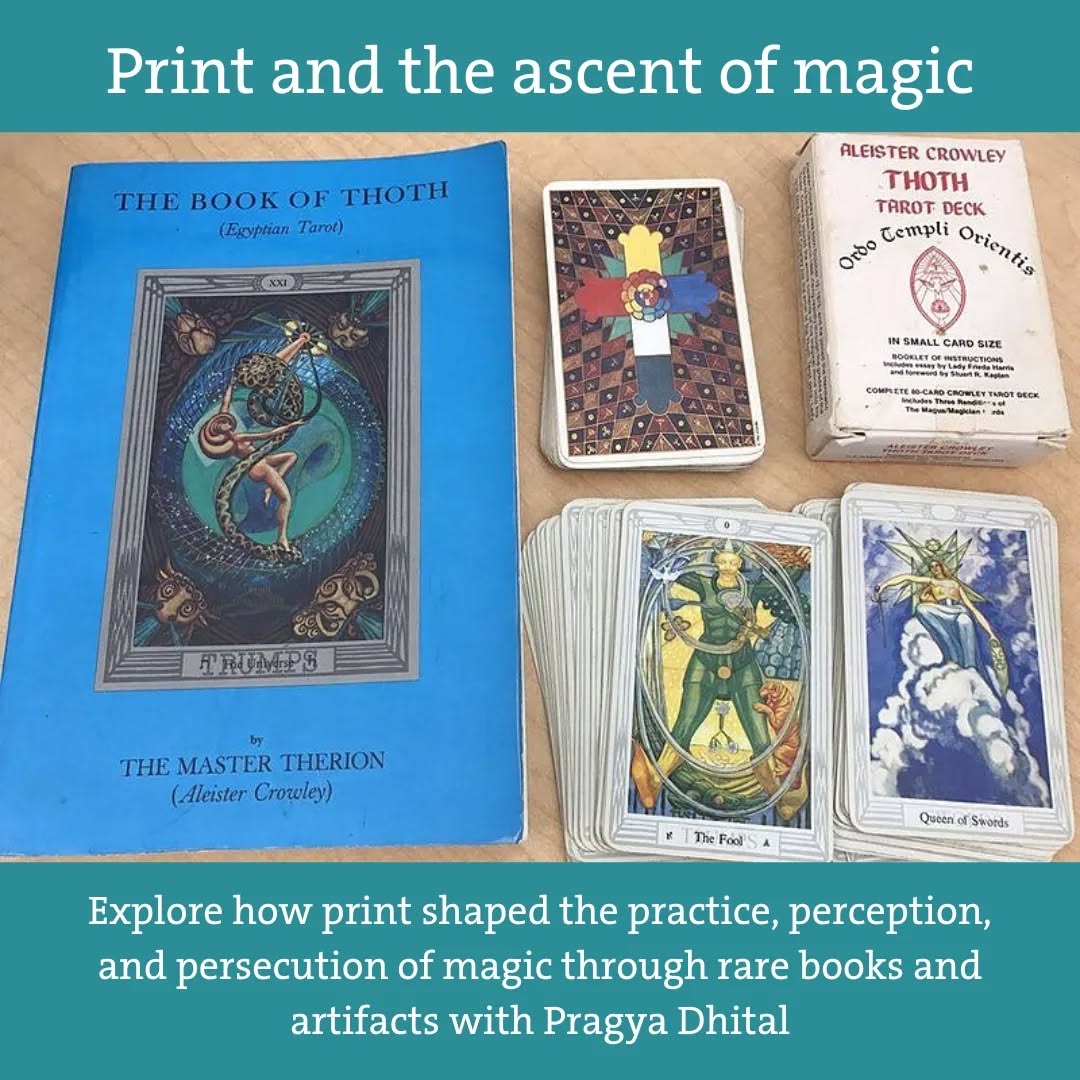 IES (@ies_london) on Twitter photo Our LRBS short course: 'Print and the Ascent of Magic' (25-27 March 2025, 5-7pm) w/ Dr Pragya Dhital is open for booking!
This course examines how print shaped supernatural beliefs and practices. Co-hosted with <a href="/Warburg_News/">The Warburg Institute</a> .
Find out more here: buff.ly/4fp8iMe Our LRBS short course: 'Print and the Ascent of Magic' (25-27 March 2025, 5-7pm) w/ Dr Pragya Dhital is open for booking!
This course examines how print shaped supernatural beliefs and practices. Co-hosted with <a href="/Warburg_News/">The Warburg Institute</a> .
Find out more here: buff.ly/4fp8iMe