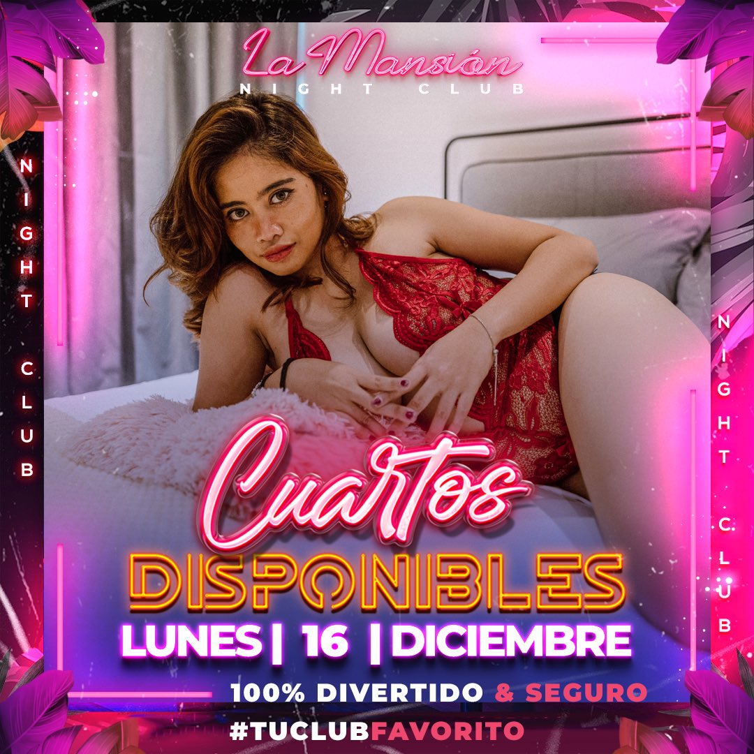 mansion_night's tweet photo. ¡𝗖𝗨𝗔𝗥𝗧𝗢𝗦  𝗗𝗜𝗦𝗣𝗢𝗡𝗜𝗕𝗟𝗘𝗦❗️🔥

Separa tu habitación en el mejor night club de Guayaquil.📍
⭐️ 𝗟 𝗔  𝗠 𝗔 𝗡 𝗦 𝗜 𝗢́ 𝗡 ⭐️
𝗖𝗼𝗻𝘁𝗮́𝗰𝘁𝗮𝗻𝗼𝘀: 098-619-1730

𝗗𝗶𝗿𝗲𝗰𝗰𝗶𝗼́𝗻: Km 27 1/2 Vía a Guayaquil - Nobol 
.
.
.
#cuartos #lamansionnightclub https://t.co/zKifpkMevP