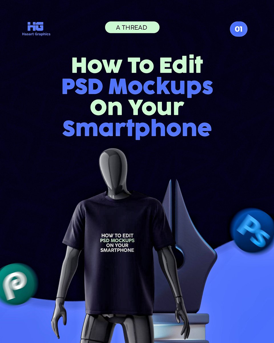 How to Edit PSD mockups on your Smartphone.
No need to limit your creativity to Mockup generators!

A thread!!!