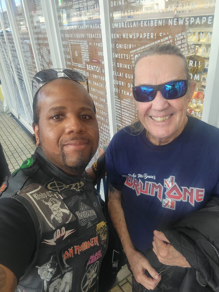 StudMetalX's tweet photo. Thank you Nicko enjoy your retirement sir. Congratulations to Simon Dawson drummer of British Lion is gonna replace nicko for drums 🥁 position of @IronMaiden #smx #studmetalx #metal #heavymetal #ironmaiden #uptheirons https://t.co/ZY5KknD5Lf